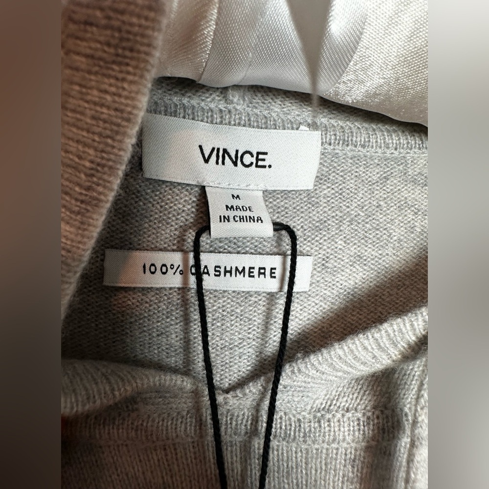 Vince Heather Gray Women's Hoodie - Picture 4 of 9